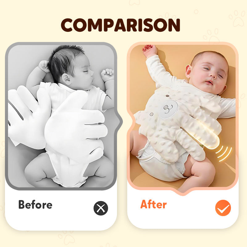 👼La palma inteligente y relajante para bebés que duermen - Duerme con control remoto-ES