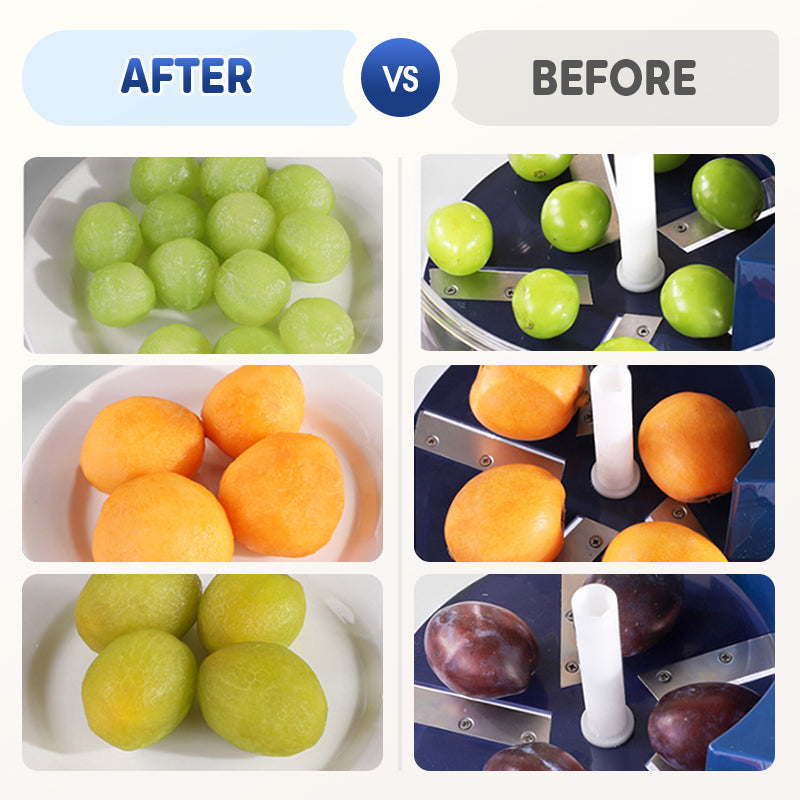 Pelador de frutas eléctrico automático portátil-ES