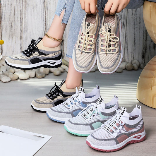 👟Zapatillas deportivas informales con cordones para mujer-ES
