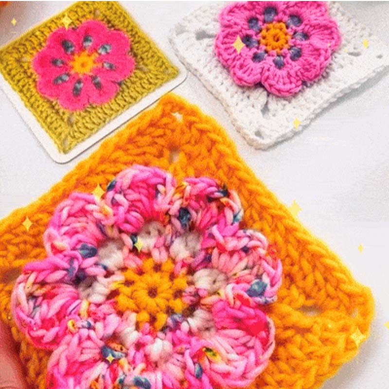 🧶✨Močiutės kvadratinių kortų žaidimas – 50 raštų, kuriuos galima derinti ir sukurti-LT