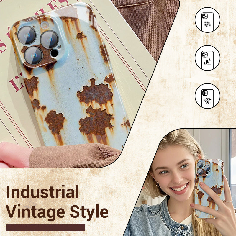 Funda rígida vintage de color óxido para iPhone-ES