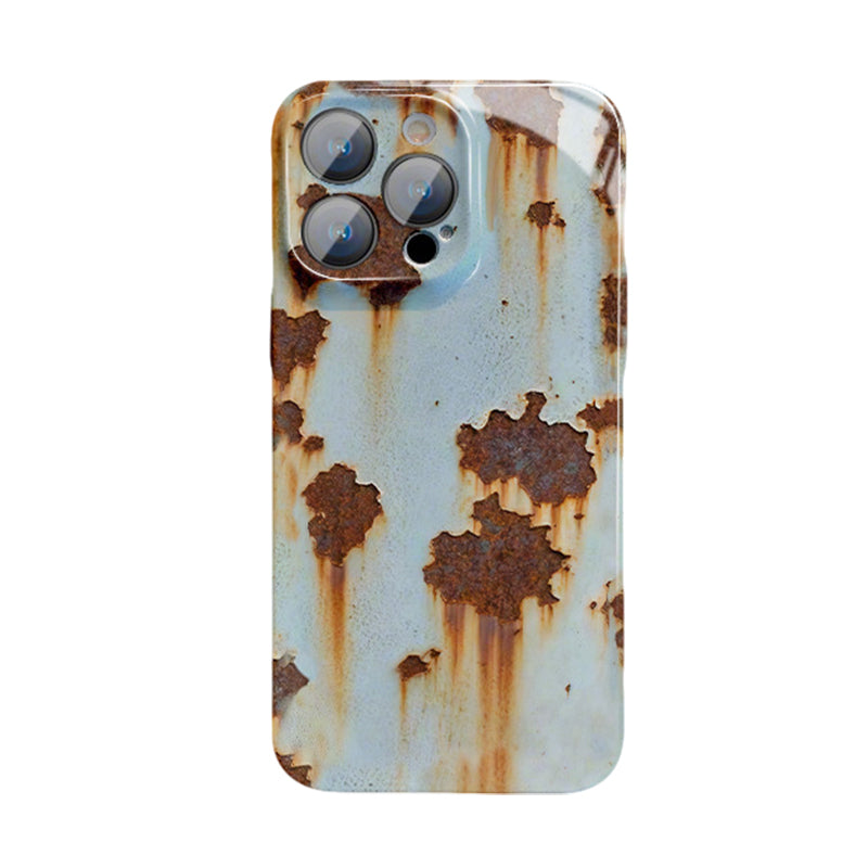 Funda rígida vintage de color óxido para iPhone-ES