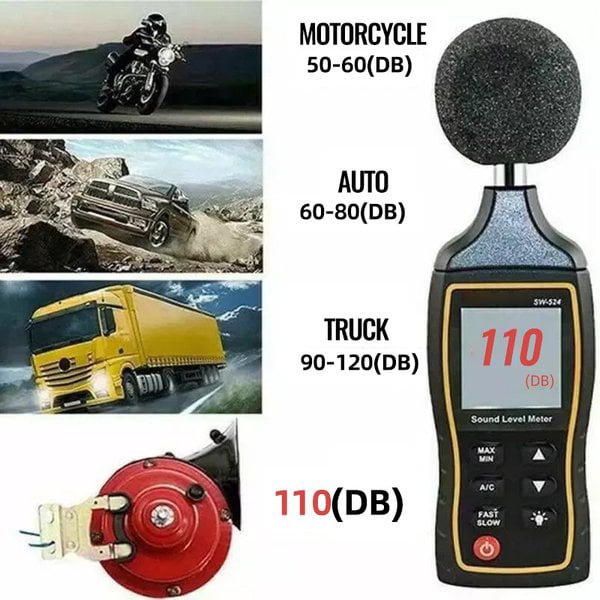 🔥 Traukinio signalas 300 dB, tinka transporto priemonėms 🚗🔊-LT