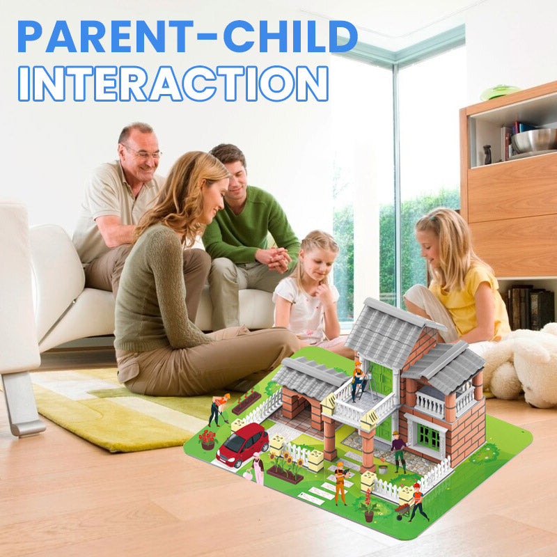 🏠Sestavljiv komplet za mini gradnjo stavb-SI