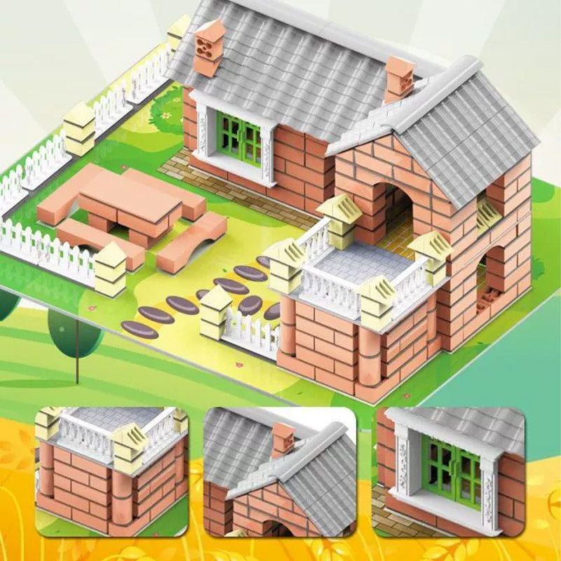 🏠Sestavljiv komplet za mini gradnjo stavb-SI