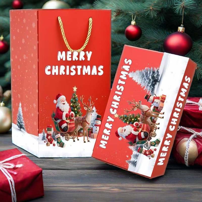 🎅 Edinstvena zložljiva božična darilna škatla🎄✨-SI