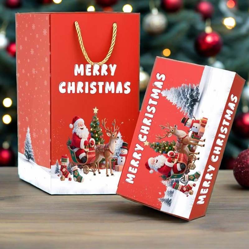 🎅 Edinstvena zložljiva božična darilna škatla🎄✨-SI