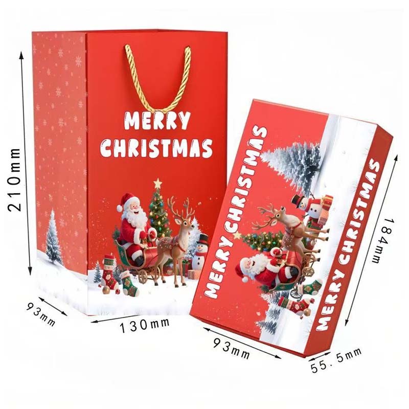 🎅 Edinstvena zložljiva božična darilna škatla🎄✨-SI