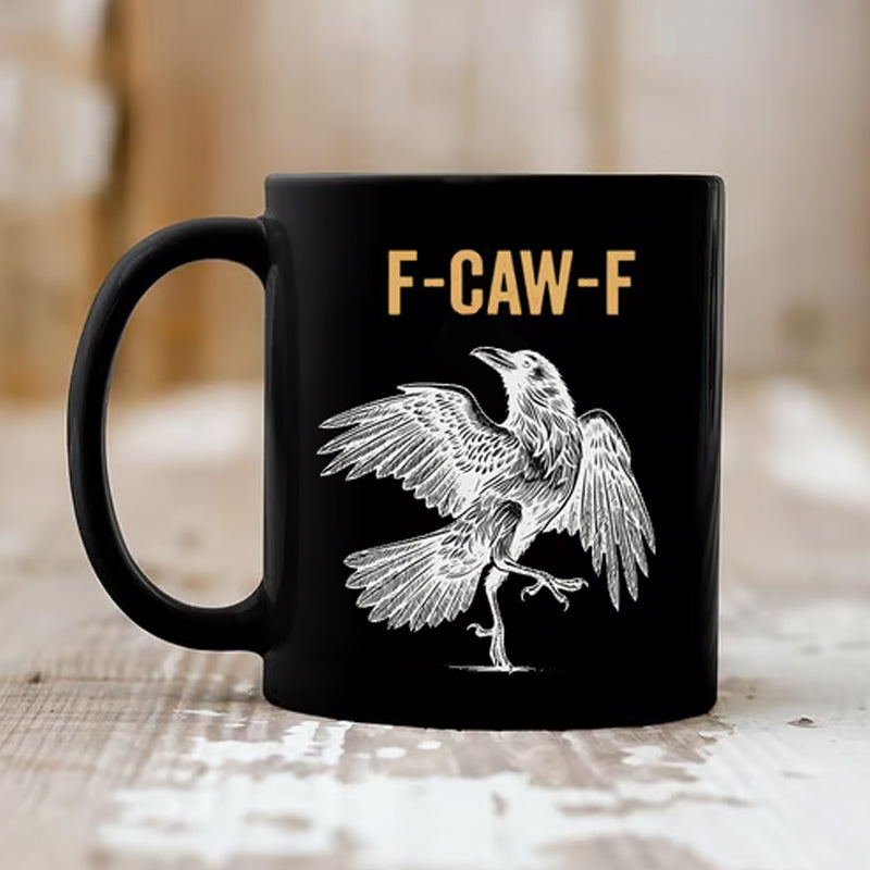 Αστεία κούπα με κοτόπουλο F-Caw-F-GR