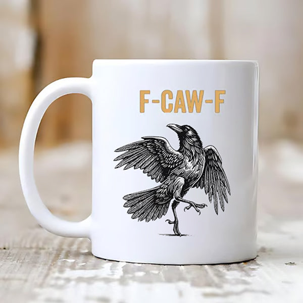 Αστεία κούπα με κοτόπουλο F-Caw-F-GR
