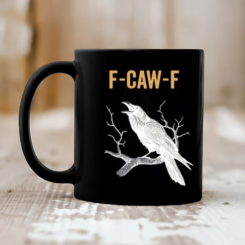 Αστεία κούπα με κοτόπουλο F-Caw-F-GR