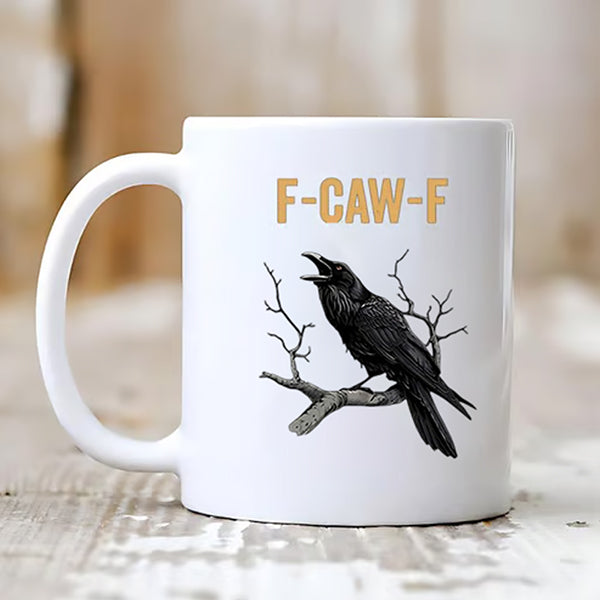 Αστεία κούπα με κοτόπουλο F-Caw-F-GR