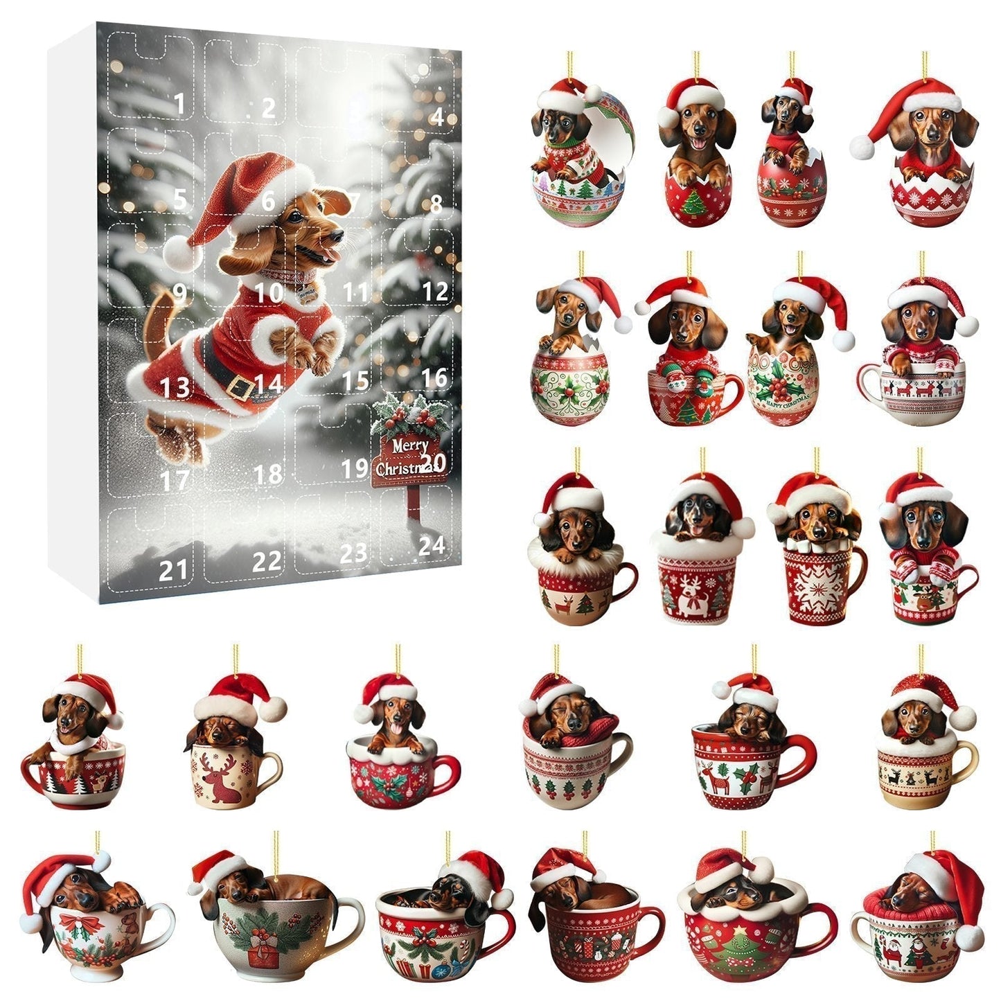 🎅Ημερολόγιο Χριστουγέννων για Ντάτσχουντ 2025🎁-GR