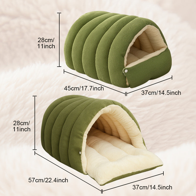 Cómoda y acogedora cama de felpa para mascotas🐱-ES