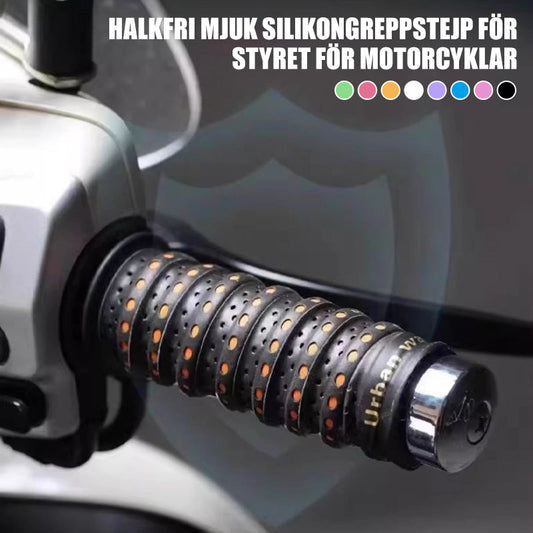 Neslystanti minkšta silikoninė juosta motociklo vairui-LT
