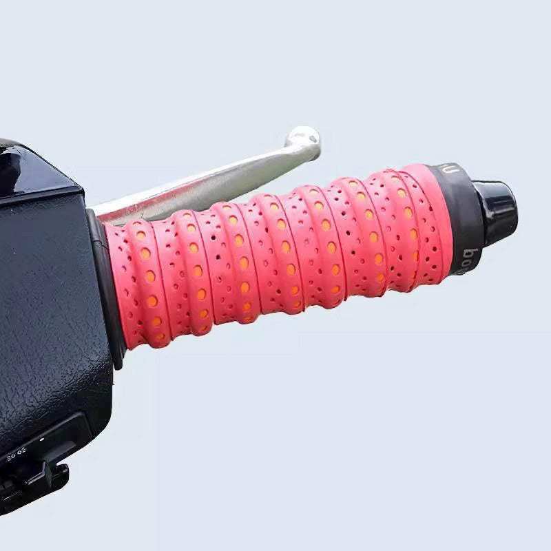 Cinta de silicona suave antideslizante para manillares de motocicleta-ES