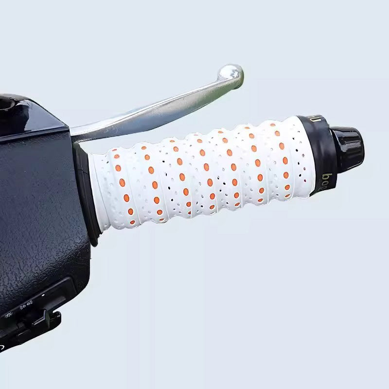 Cinta de silicona suave antideslizante para manillares de motocicleta-ES