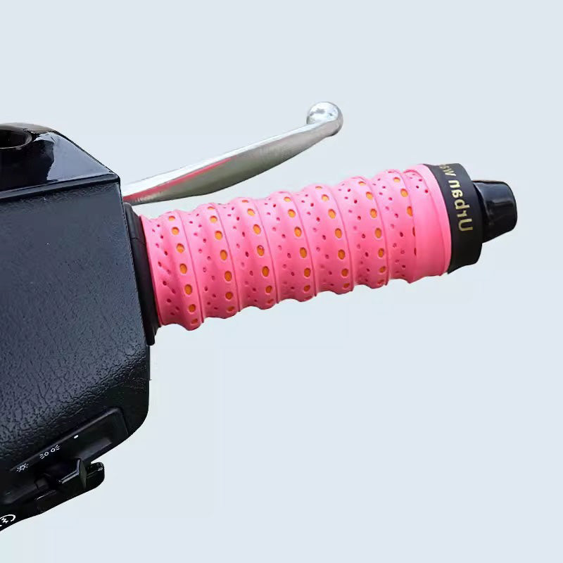 Cinta de silicona suave antideslizante para manillares de motocicleta-ES