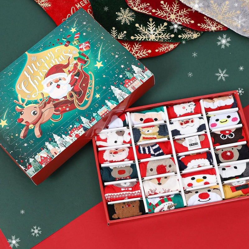 🎄🎁Advento kalendorius iš kalėdinių kojinių🧦-LT