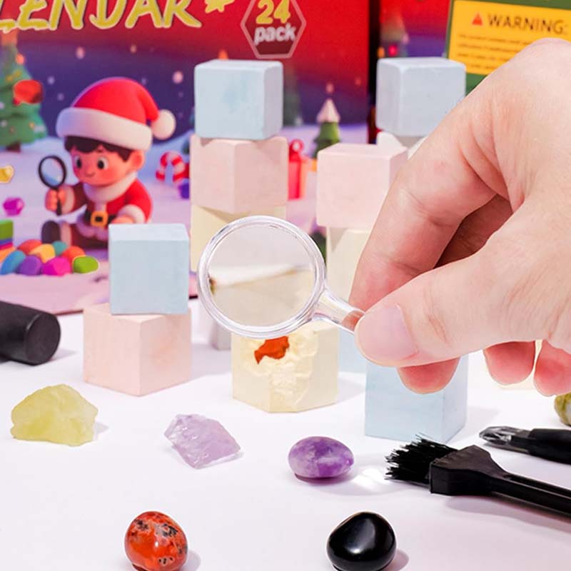 Σετ ημερολογίου advent γεωλογικής εξερεύνησης 24 ημερών-GR