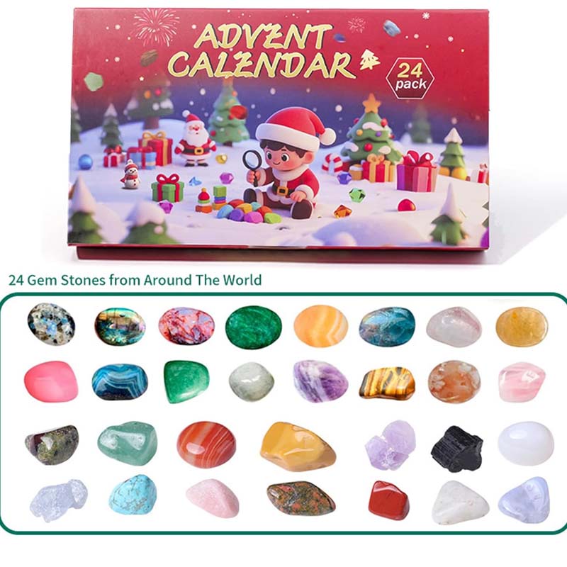 Σετ ημερολογίου advent γεωλογικής εξερεύνησης 24 ημερών-GR