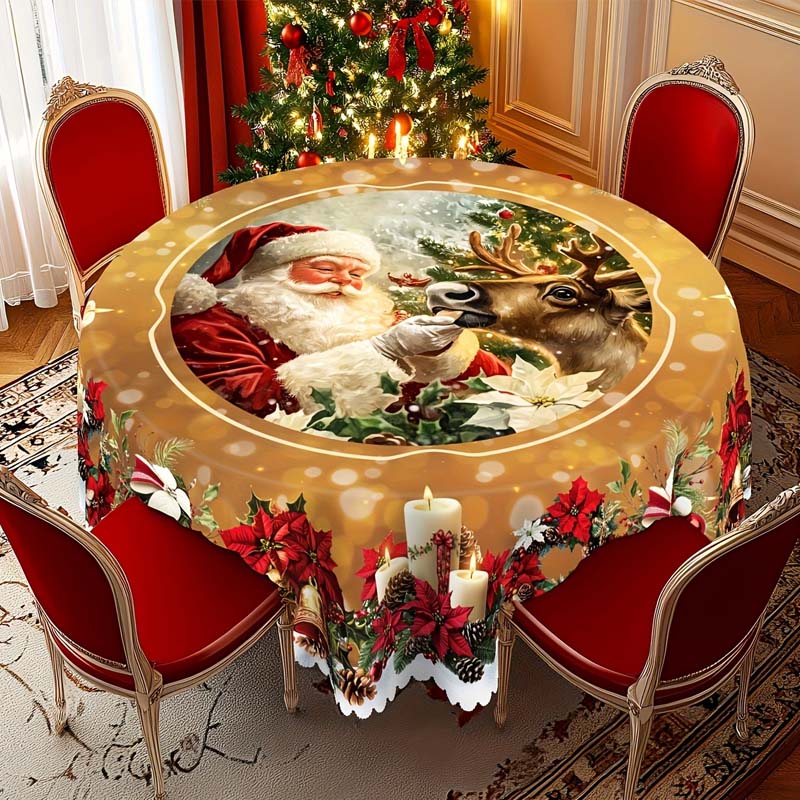 🎄🎅Διακοσμητικό χριστουγεννιάτικο τραπεζομάντιλο-GR