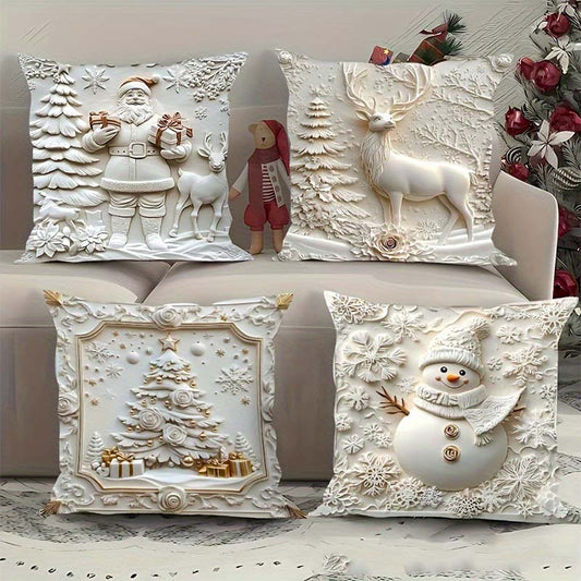 🎄Elegantiški kalėdiniai pagalvių užvalkalai-LT