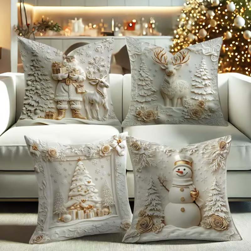 🎄Elegantiški kalėdiniai pagalvių užvalkalai-LT