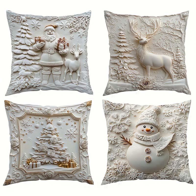 🎄Elegantiški kalėdiniai pagalvių užvalkalai-LT