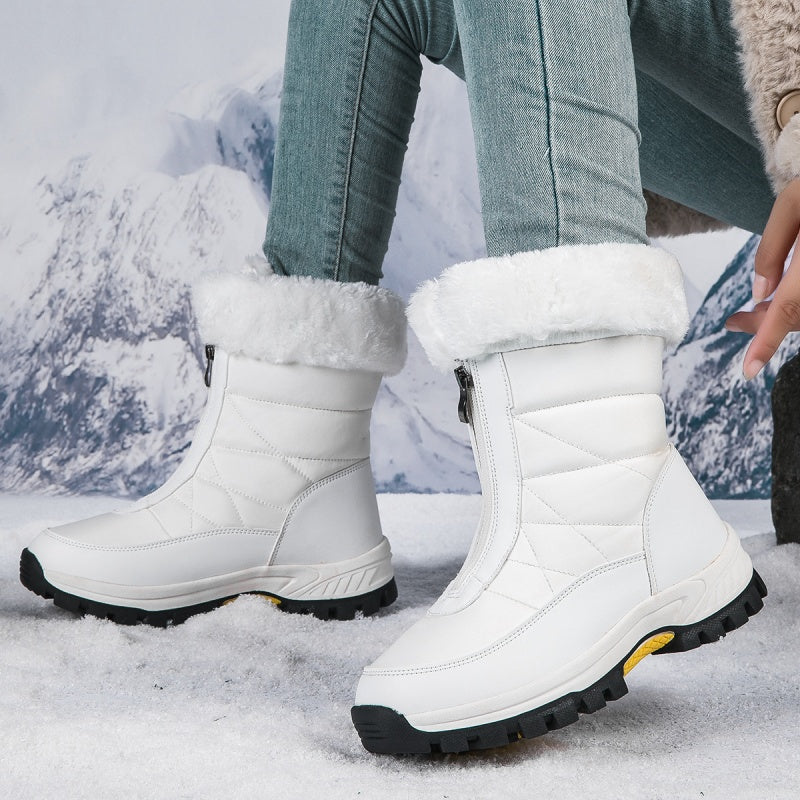 【EU36-42】❄️Žieminiai moteriški PU batai su medvilniniu ir flisiniu pamušalu-LT