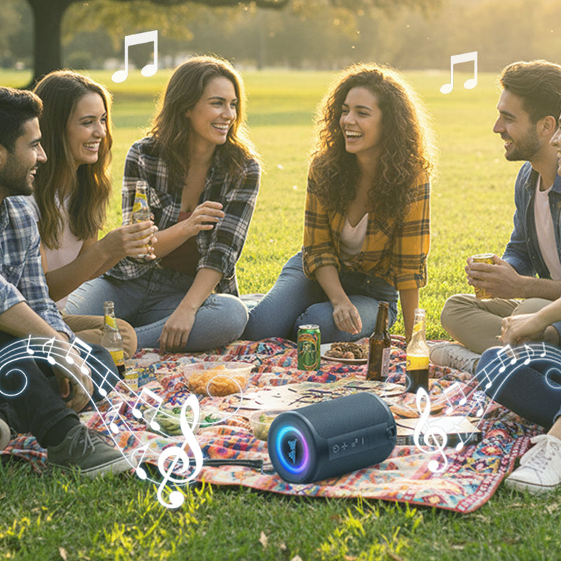 Altavoz Bluetooth portátil resistente al agua-ES