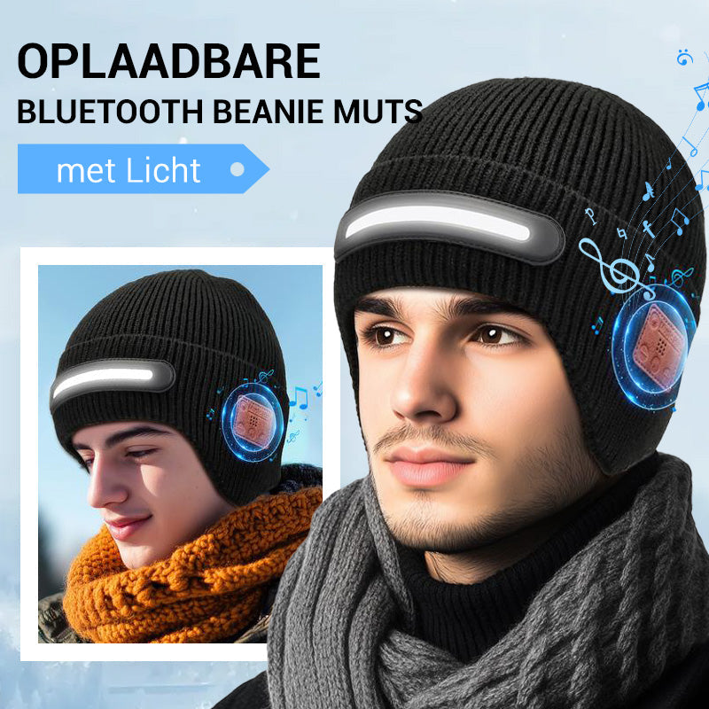 Įkraunama LED kepurė su „Bluetooth“-LT
