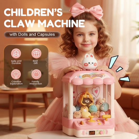 🎮 Simpático juguete infantil con forma de animalito, muñecos y cápsulas | ¡Diversión para toda la familia! 🐻✨-ES