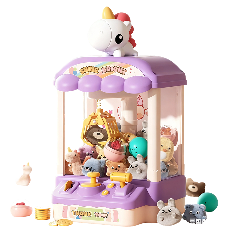 🎮 Simpático juguete infantil con forma de animalito, muñecos y cápsulas | ¡Diversión para toda la familia! 🐻✨-ES