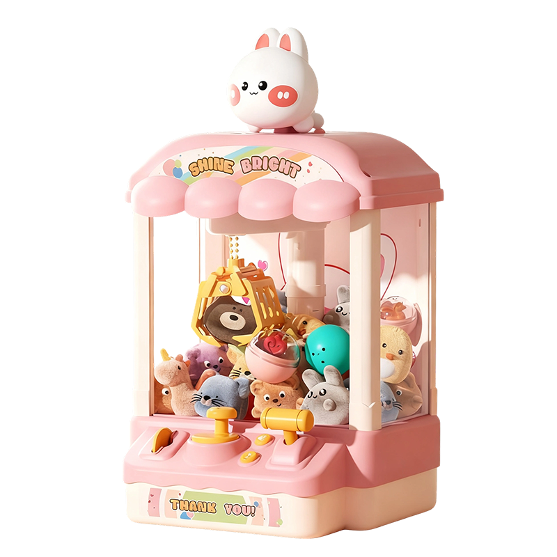 🎮 Simpático juguete infantil con forma de animalito, muñecos y cápsulas | ¡Diversión para toda la familia! 🐻✨-ES
