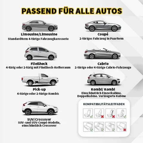 🚗 Fundas de asiento de coche de algodón transpirables y antideslizantes | Cómodas durante todo el año, talla única-ES