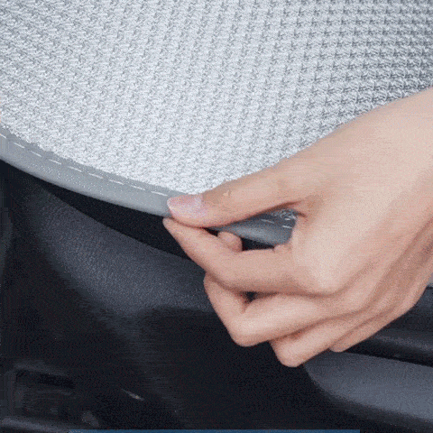 🚗 Fundas de asiento de coche de algodón transpirables y antideslizantes | Cómodas durante todo el año, talla única-ES