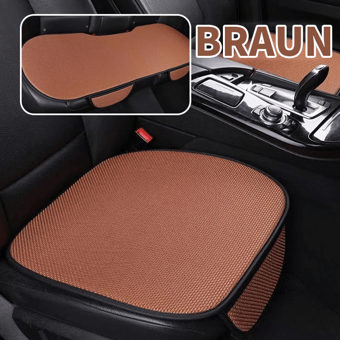 🚗 Fundas de asiento de coche de algodón transpirables y antideslizantes | Cómodas durante todo el año, talla única-ES