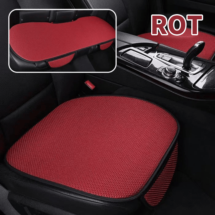 🚗 Fundas de asiento de coche de algodón transpirables y antideslizantes | Cómodas durante todo el año, talla única-ES