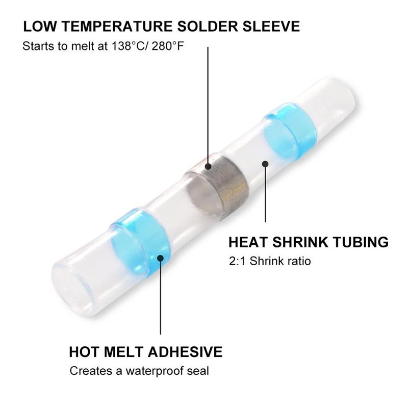Kit de conectores de cable de soldadura a prueba de agua-ES