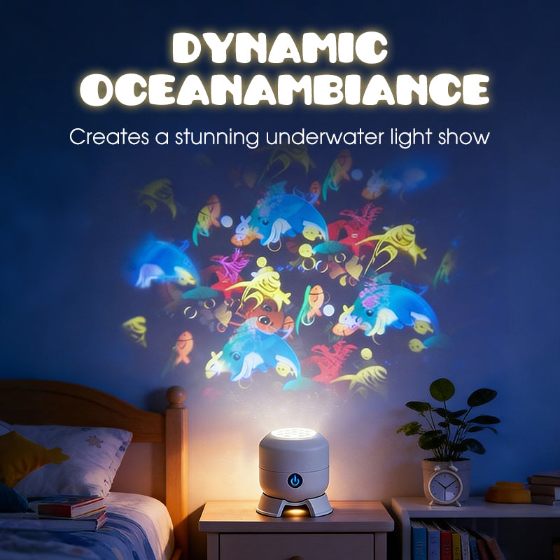 ✨Dinaminė besisukanti LED projektoriaus lempa-LT