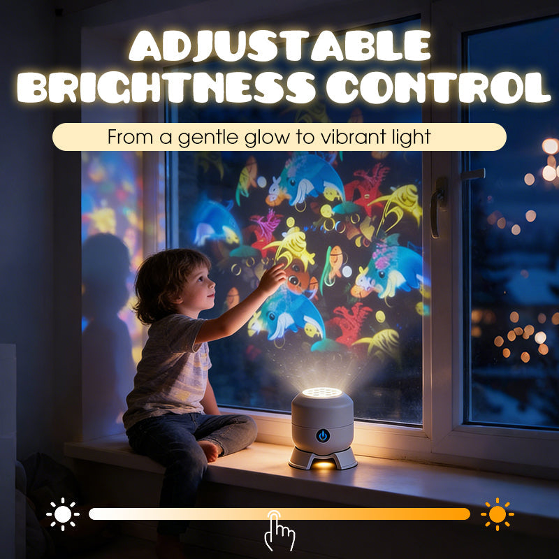 ✨Dinaminė besisukanti LED projektoriaus lempa-LT
