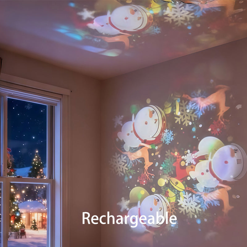✨Dinaminė besisukanti LED projektoriaus lempa-LT
