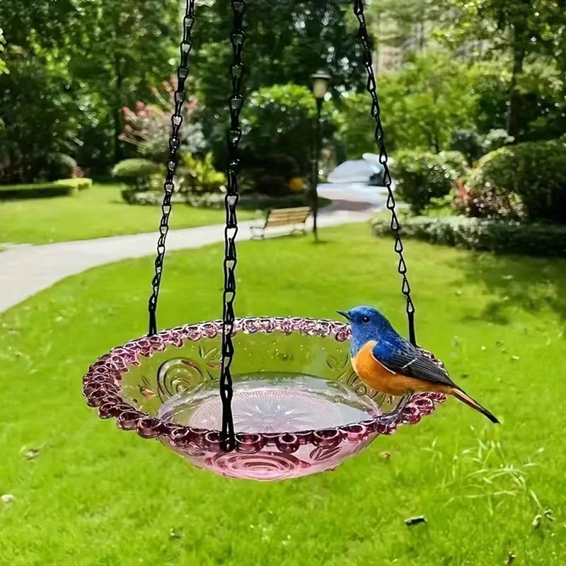 🐦Vintage viseča krmilnica za ptice in kad-SI