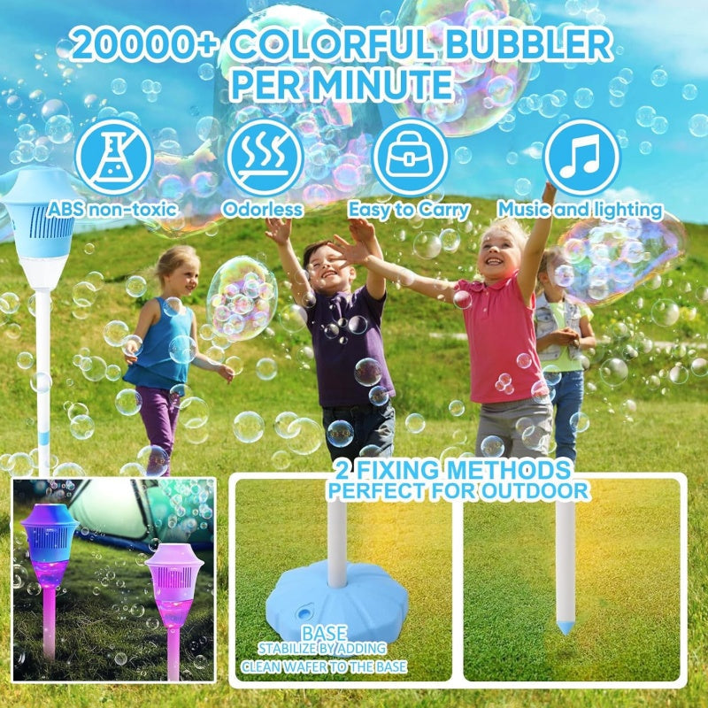 🌈Šviečiantis burbulų pūstuvas – mėgstamiausias vaikų žaislas sode-LT