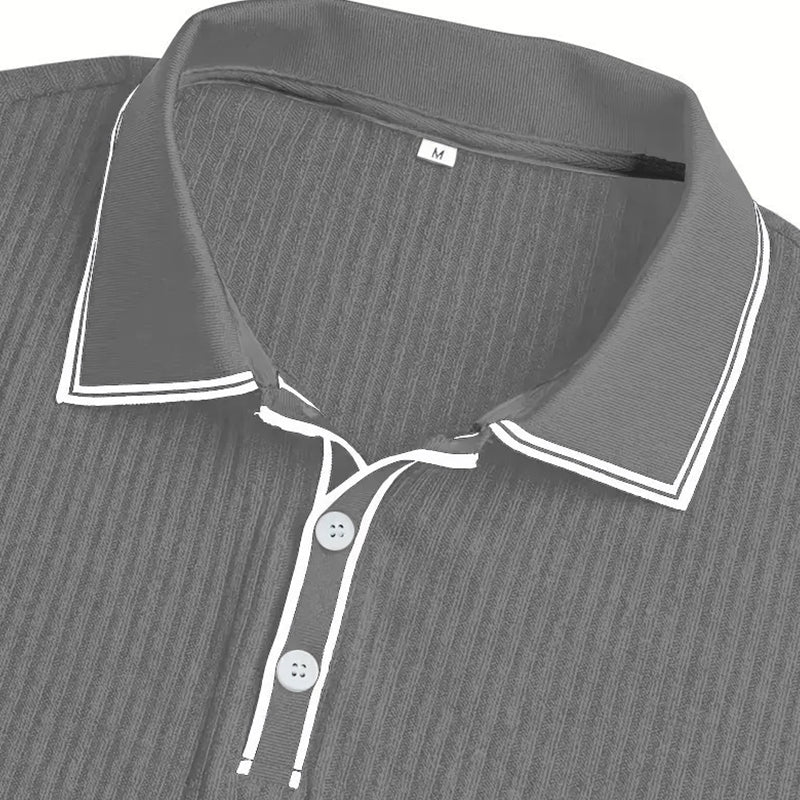 👕 Κοντομάνικη πικέ μπλούζα Somrig Casual – Αναπνεύσιμο βαμβάκι, μοντέρνα γραμμή & ιδανική για χαλαρές μέρες 🏖️-GR