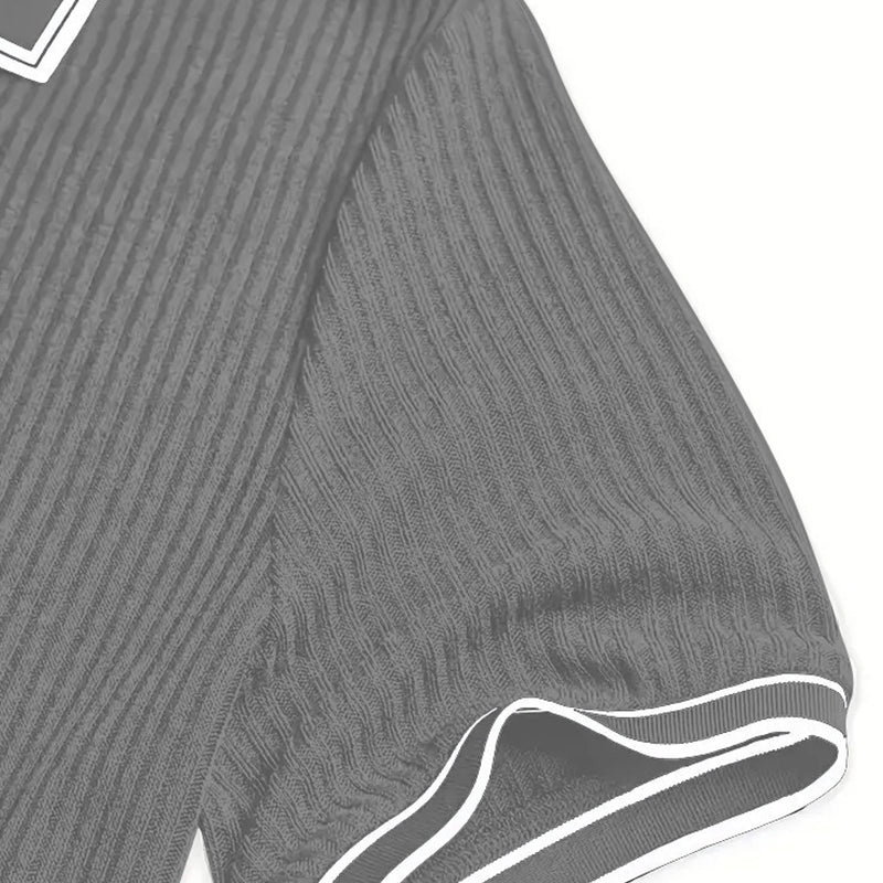 👕 Κοντομάνικη πικέ μπλούζα Somrig Casual – Αναπνεύσιμο βαμβάκι, μοντέρνα γραμμή & ιδανική για χαλαρές μέρες 🏖️-GR