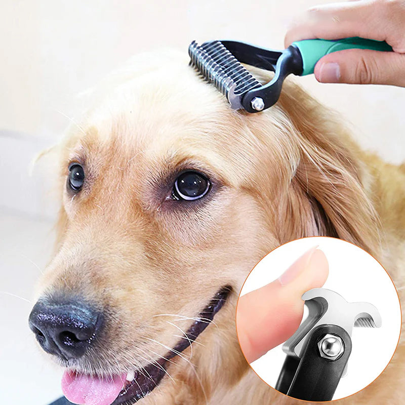 😺🐶1+1 nemokamai🧹 Dvipusės šukos katėms ir šunims🐾-LT