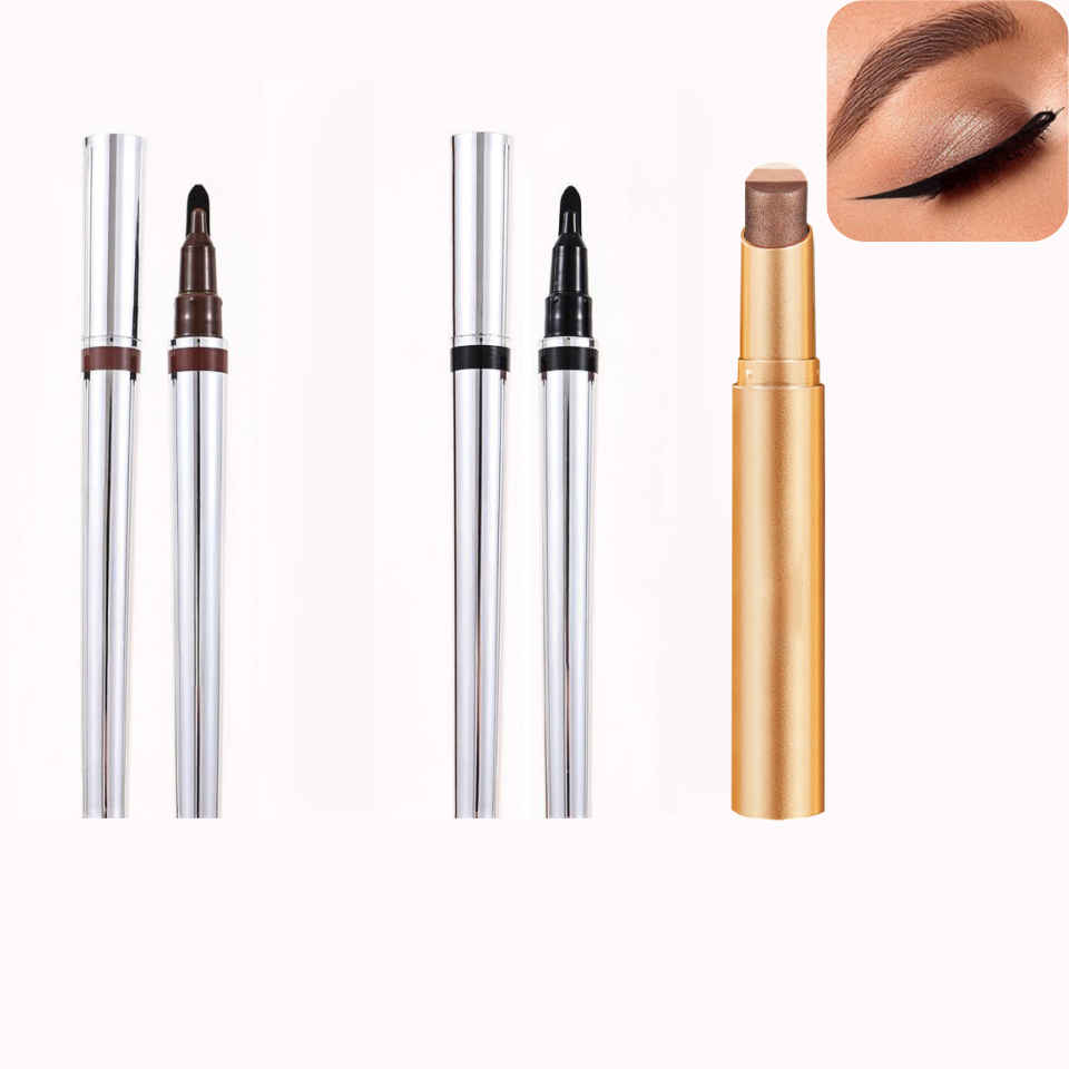 🔥1+1 δωρεάν!!🌟 Κρεμώδες eyeliner που στεγνώνει γρήγορα, αδιάβροχο και δεν μουτζουρώνει-GR