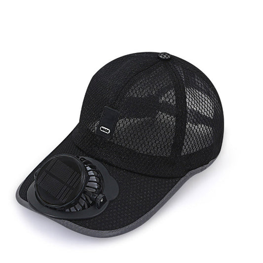 🔥Dihalna baseball kapa s solarnim ventilatorjem-SI